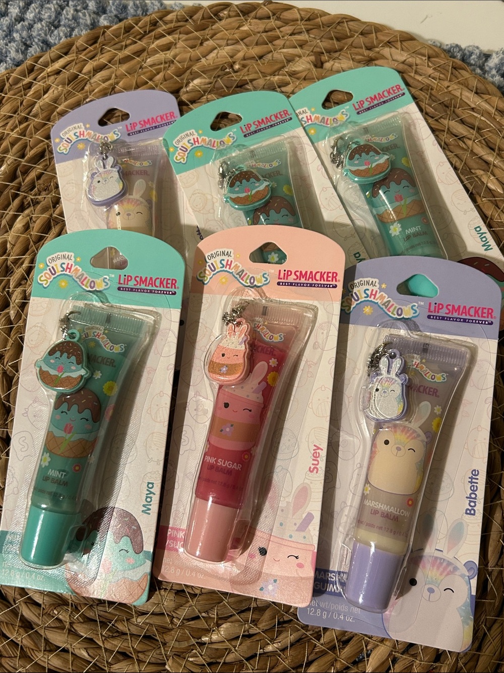 Lip Smacker Squishmallows Hydrating Lip Gloss with Charm - Suey Babette Maya